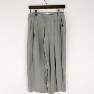 Club Monaco Cropped Silk Dress High Waisted Pants